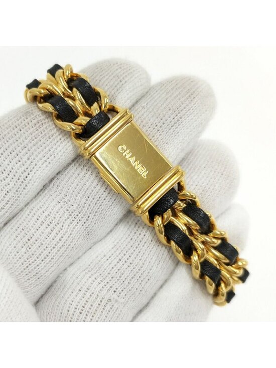 Chanel Watch Premier M Leather Chain Quartz Black Dial main image 9